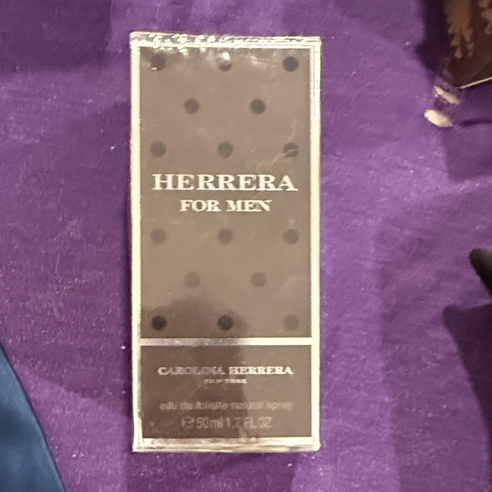 Carolina Herrera For Men Fragrance - Black and Silver